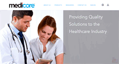 Desktop Screenshot of medicore.com